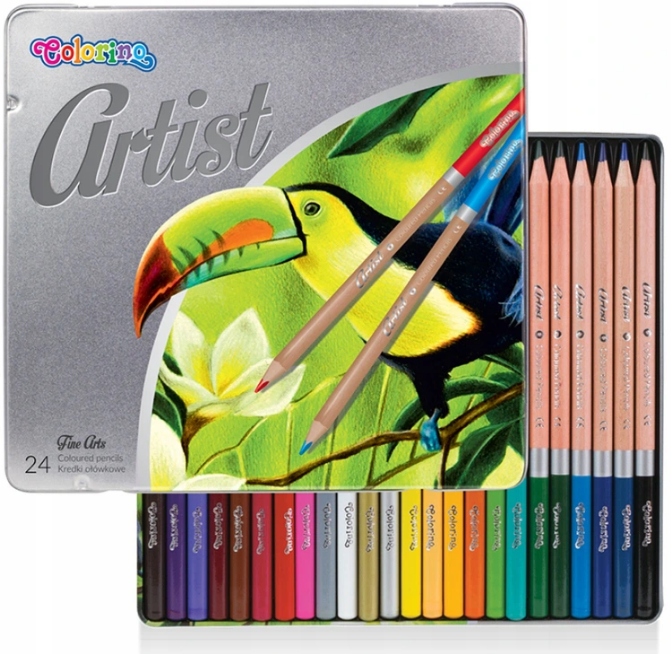 

Kredki ołówkowe Artist 24 kol.metalowe op Colorino