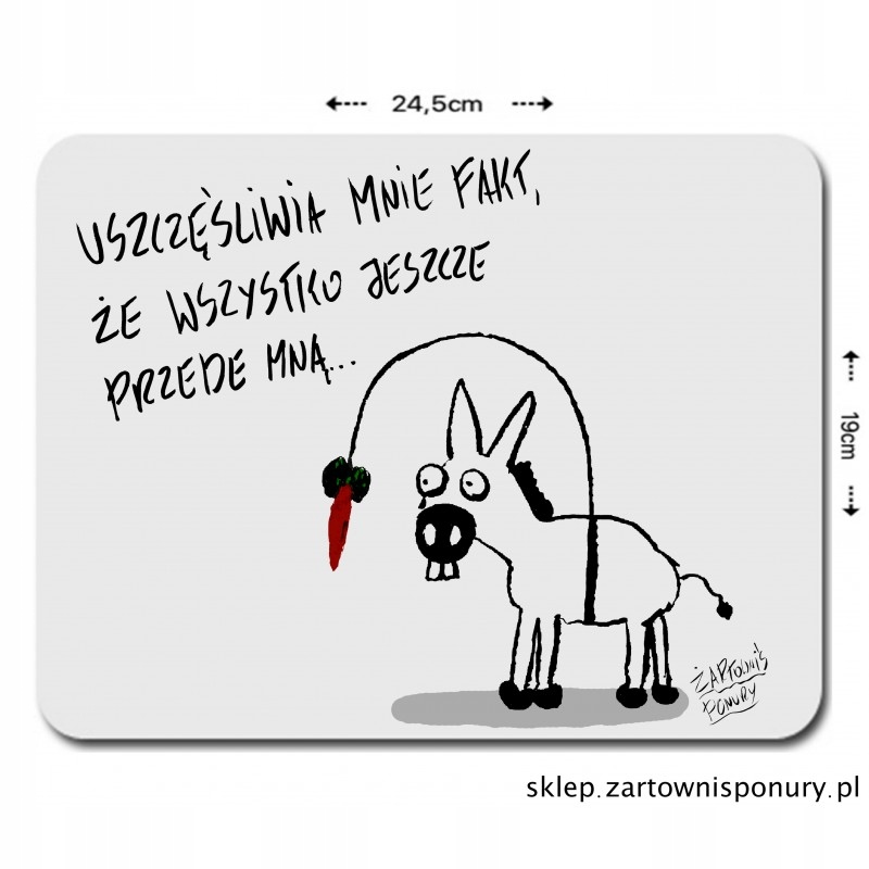 

Podkładka pod mysz ,,Osiołek'' Żartowniś Ponury