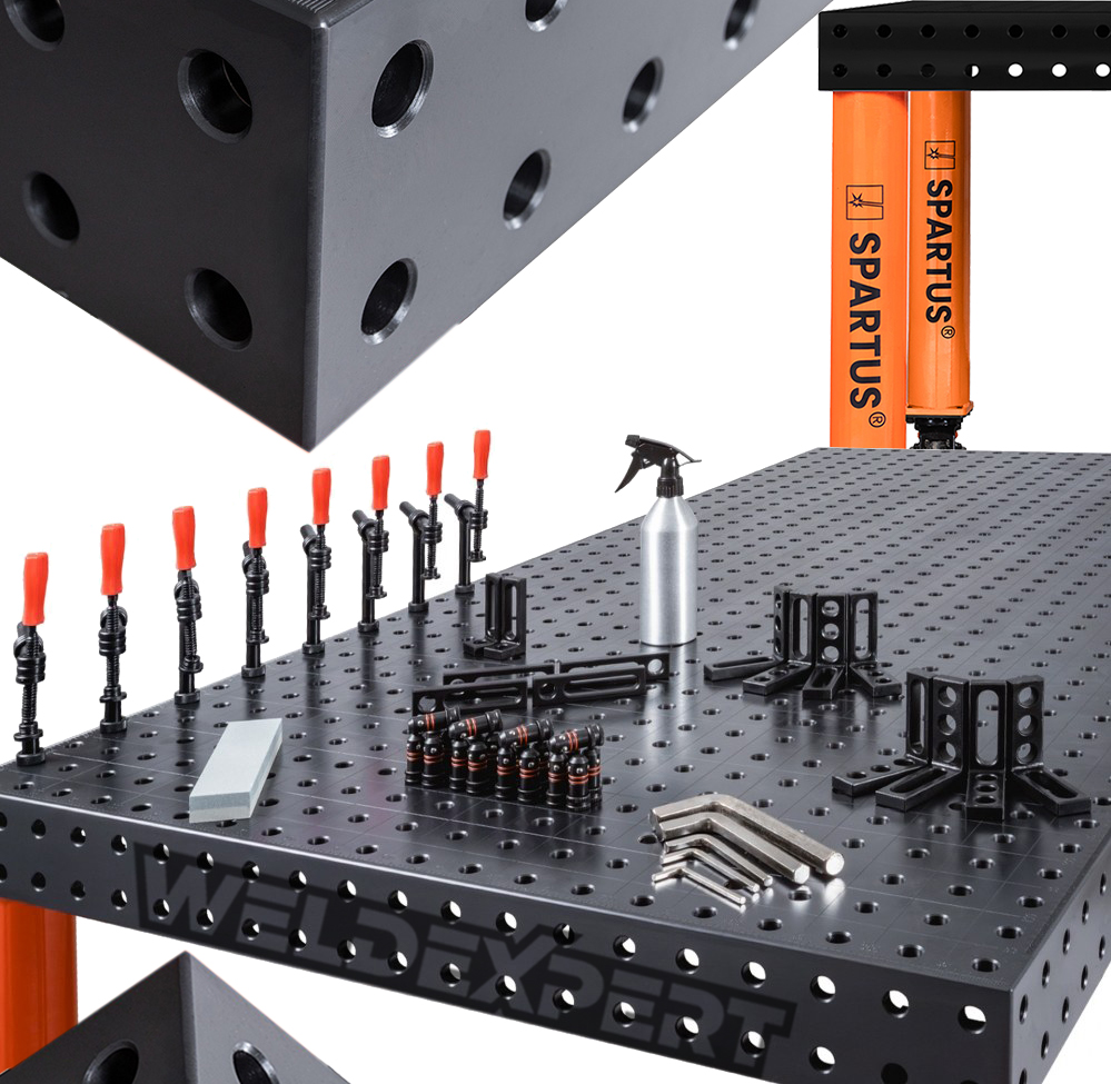 Profesionální Sada Příslušenství 2 Pro Svařovací Stůl Spartus Systém D16