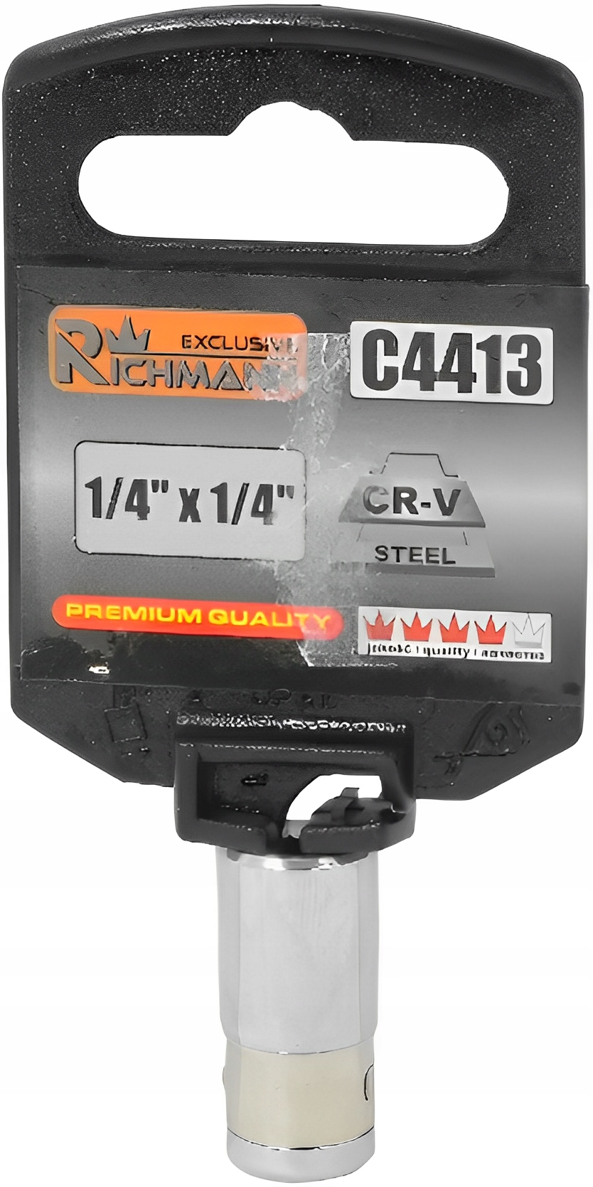 UCHWYT ADAPTER DO BITÓW KLUCZA 1/4" x1/4" POLEROWANA SOLIDNA RICHMANN C4413 Liczba elementów pojedyncze