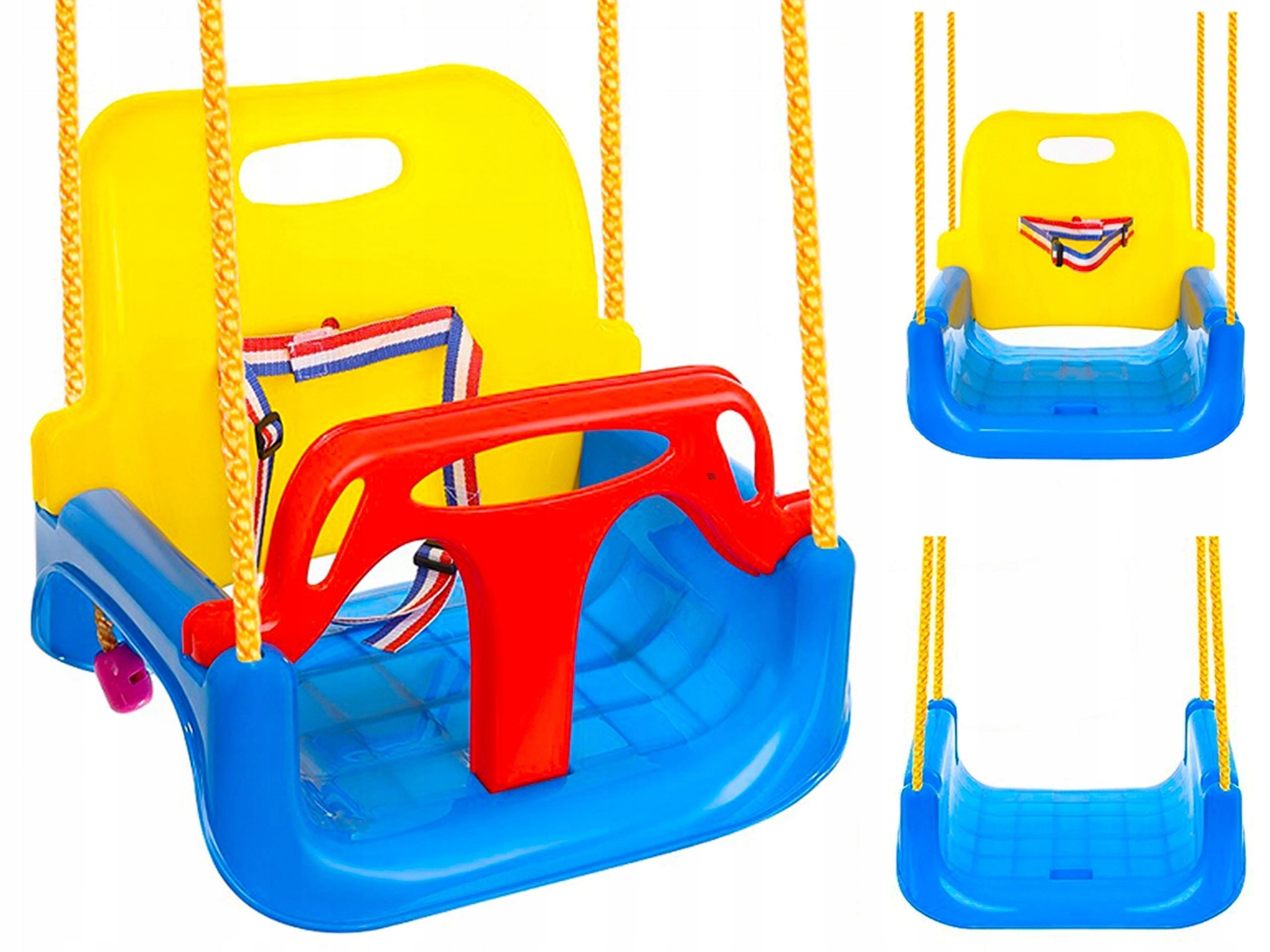 3W1 HUŚTAWKA OGRODOWA DLA DZIECI KUBEŁKOWA MOCNA