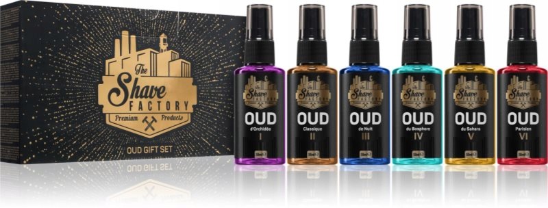 The Shave Factory Oud Gift Set Voda Po Holení 50 ML