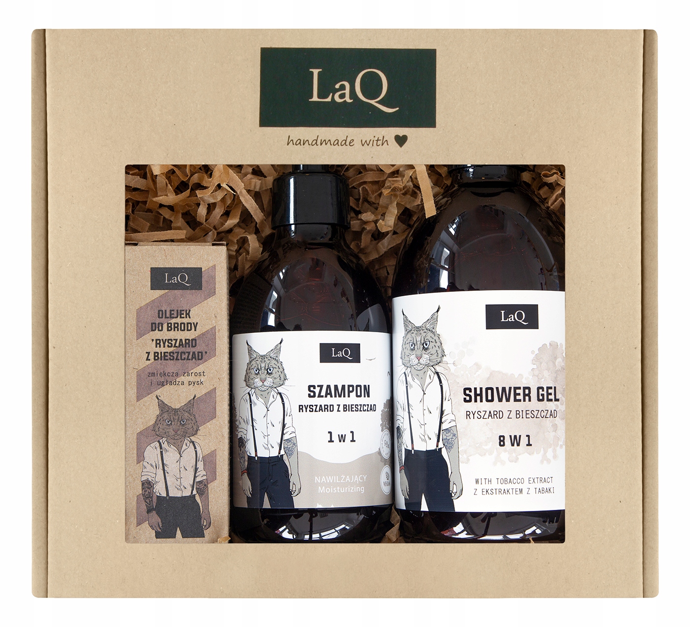 Sada Ryś Sprchový Gel 500ml Šampon 300ml olej 30ml