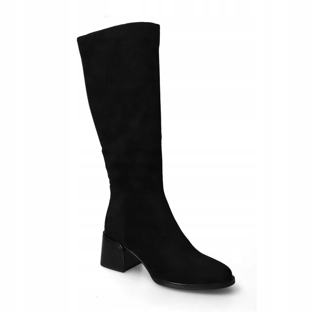 Kozačky Filippo DKZ6603/25BK Černý semiš 39