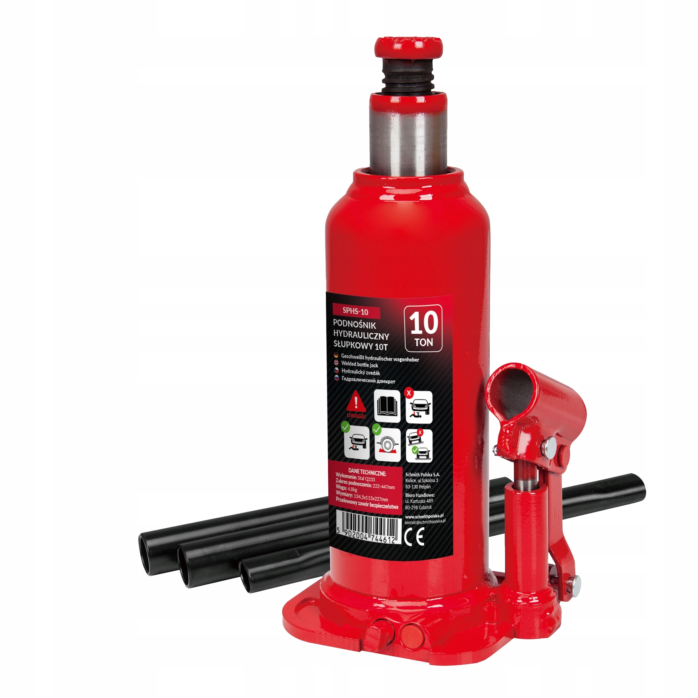 Hydraulický stĺpikový zdvihák 10T Schmith