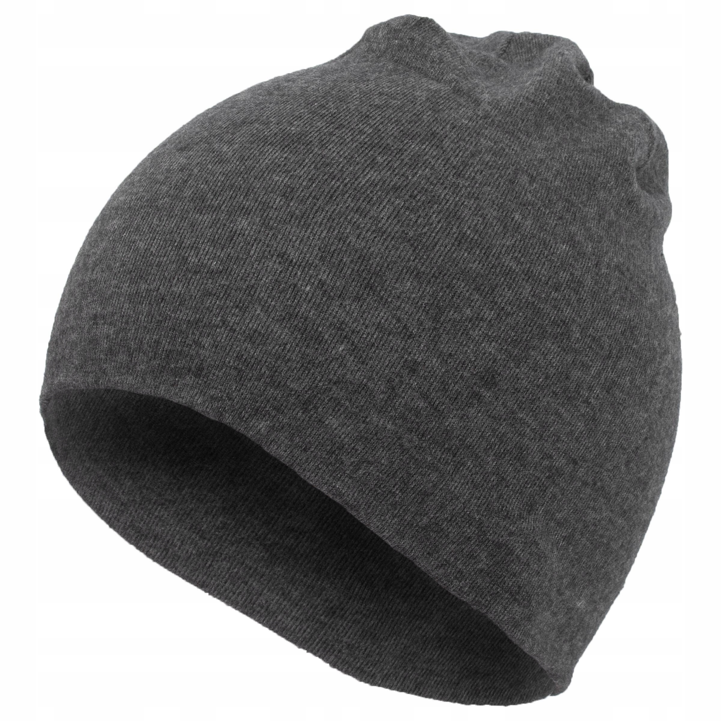 

W385B Czapka młodzieżowa beanie gładka dresowa
