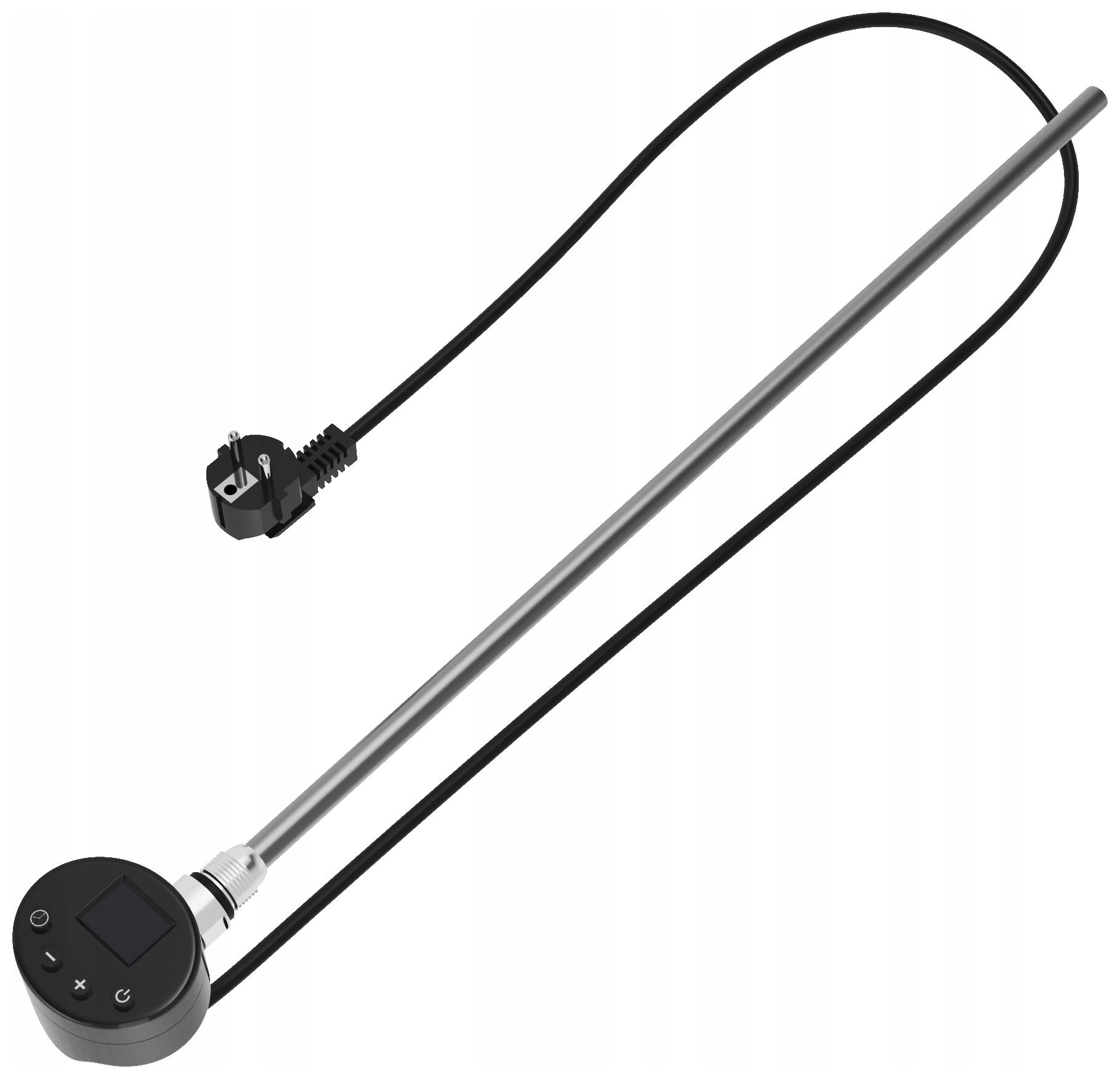 Elektrická Vykurovacia Tyč Do Radiátora Čierna LCD Displej 600W