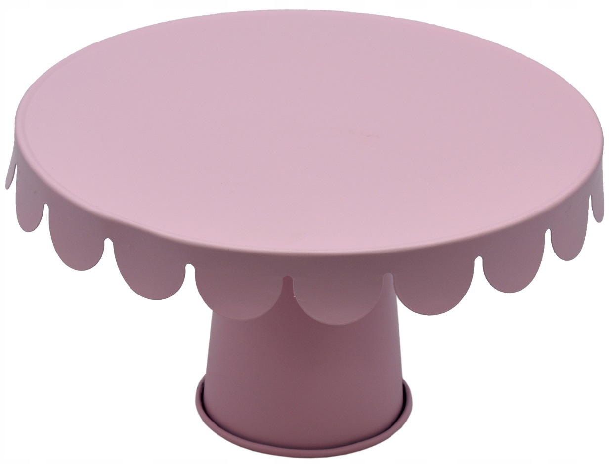 

Patera na Ciasto Tort dekoracyjna Falbanka stal Bb