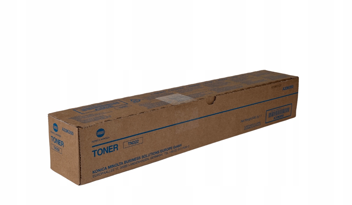 Toner Konica Minolta TN-322 A33K050 K Originál Black 224e 284e 364e