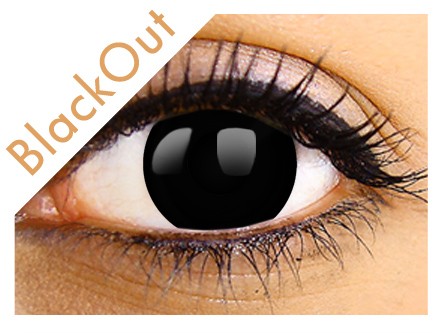 CZARNE SOCZEWKI DOLLY BLACK PARA ZERÓWKI ROCZNE Rozmiar one size