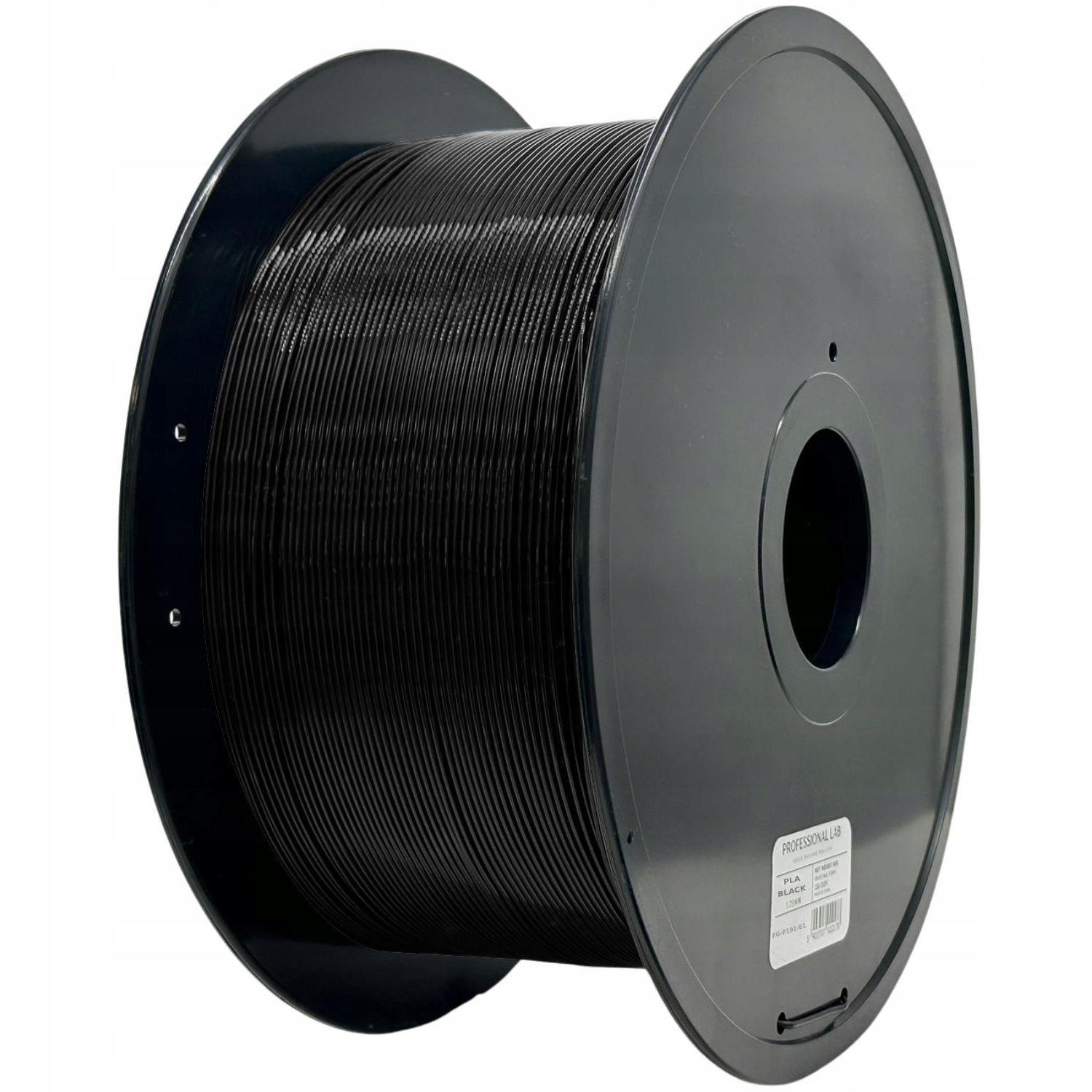 Filament Prof Lab Pla Czarny Black 5KG 5000G 1,75MM Druk 3D Szpula
