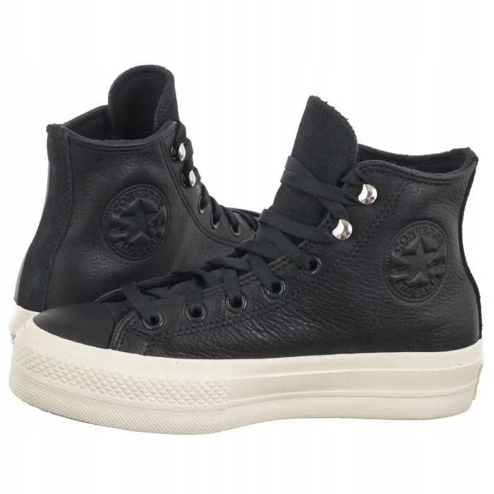 Boty Tenisky Dámské Converse Ctas Lift Hi Black Černé