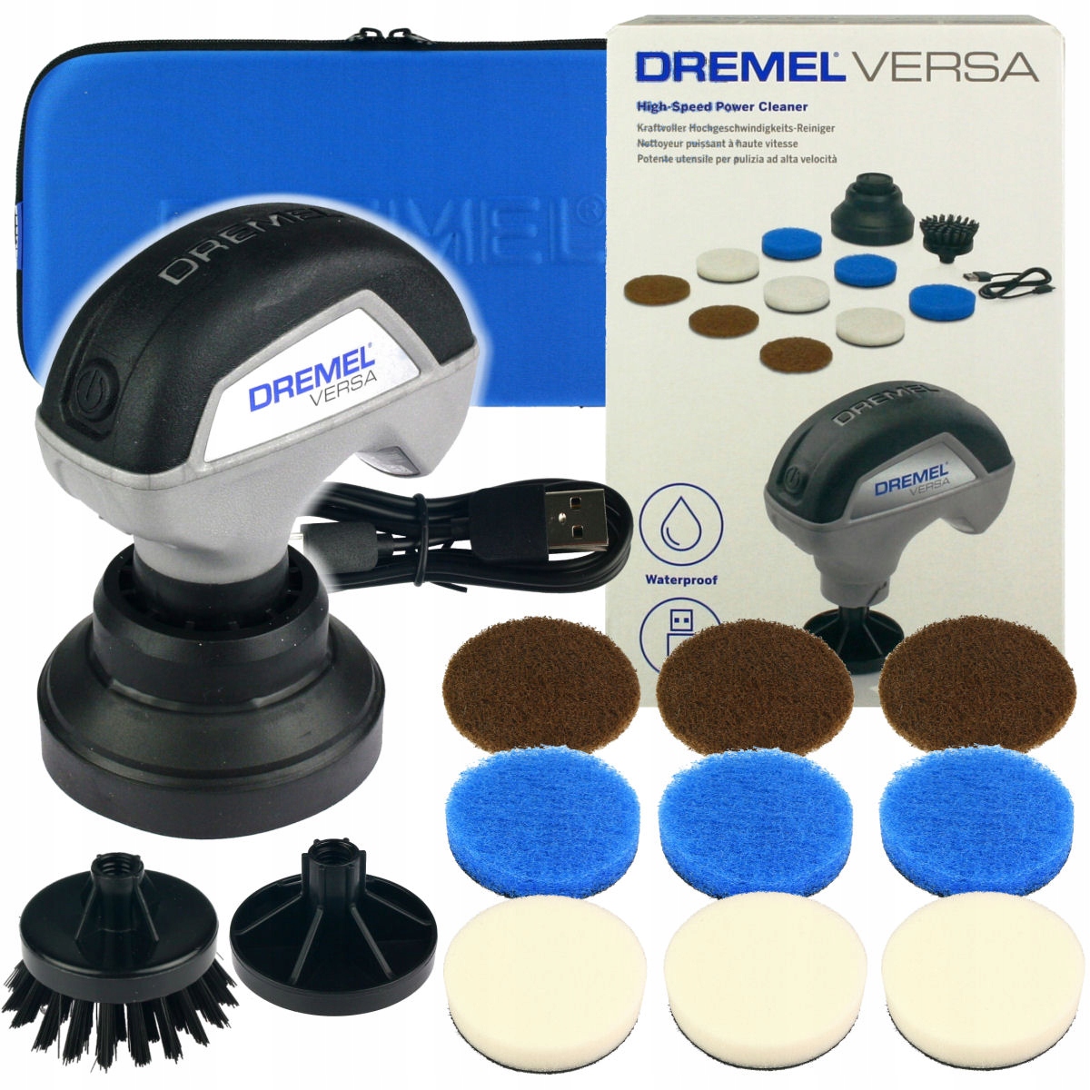 

Polerka Akumulatorowa Dremel Versa + 10 Akcesoriów