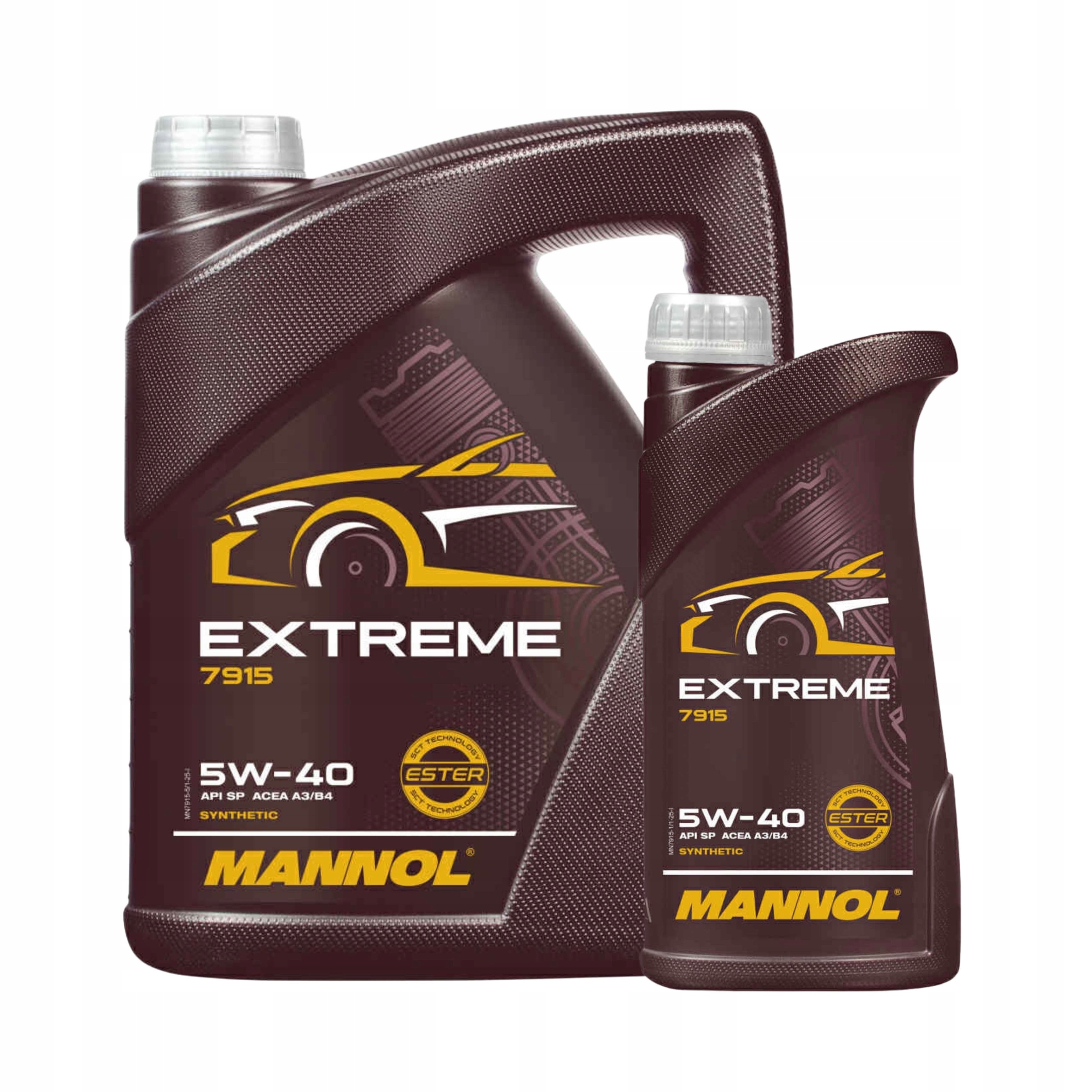 Mannol Extreme 5w40 7915 Syntetyczny 6L (zestaw 5+1)
