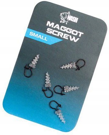 Klips do robaków Nash Maggot Screw S (5szt.) Rozmiar: Small (s)