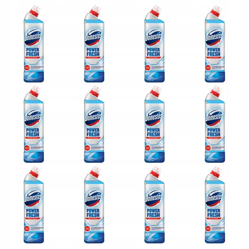 Domestos Power Fresh Gel na toalety Ocean Fresh 700 ml X12