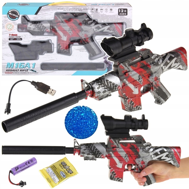 

Karabin Automat Pistolet na Kulki Żelowe Naboje