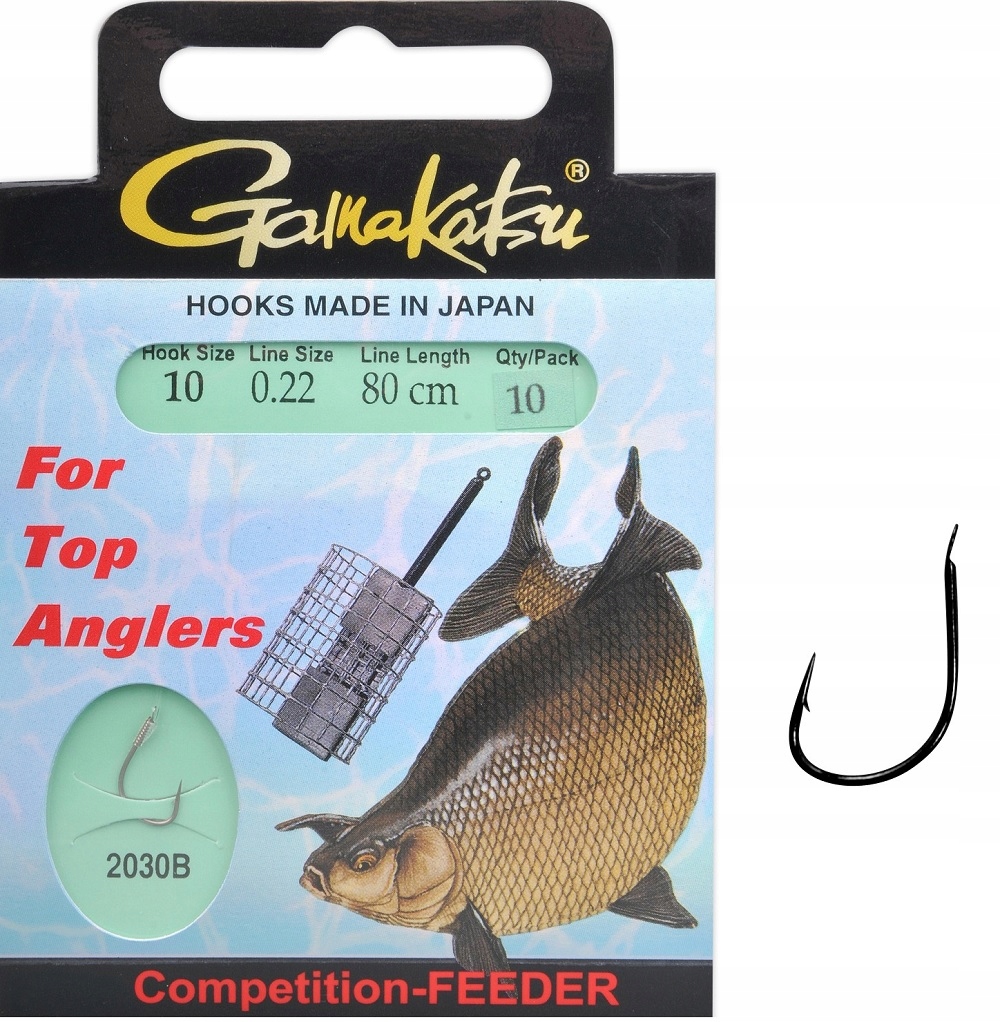 Przypon Gamakatsu Feeder 2030B 80cm 0,24 nr 8