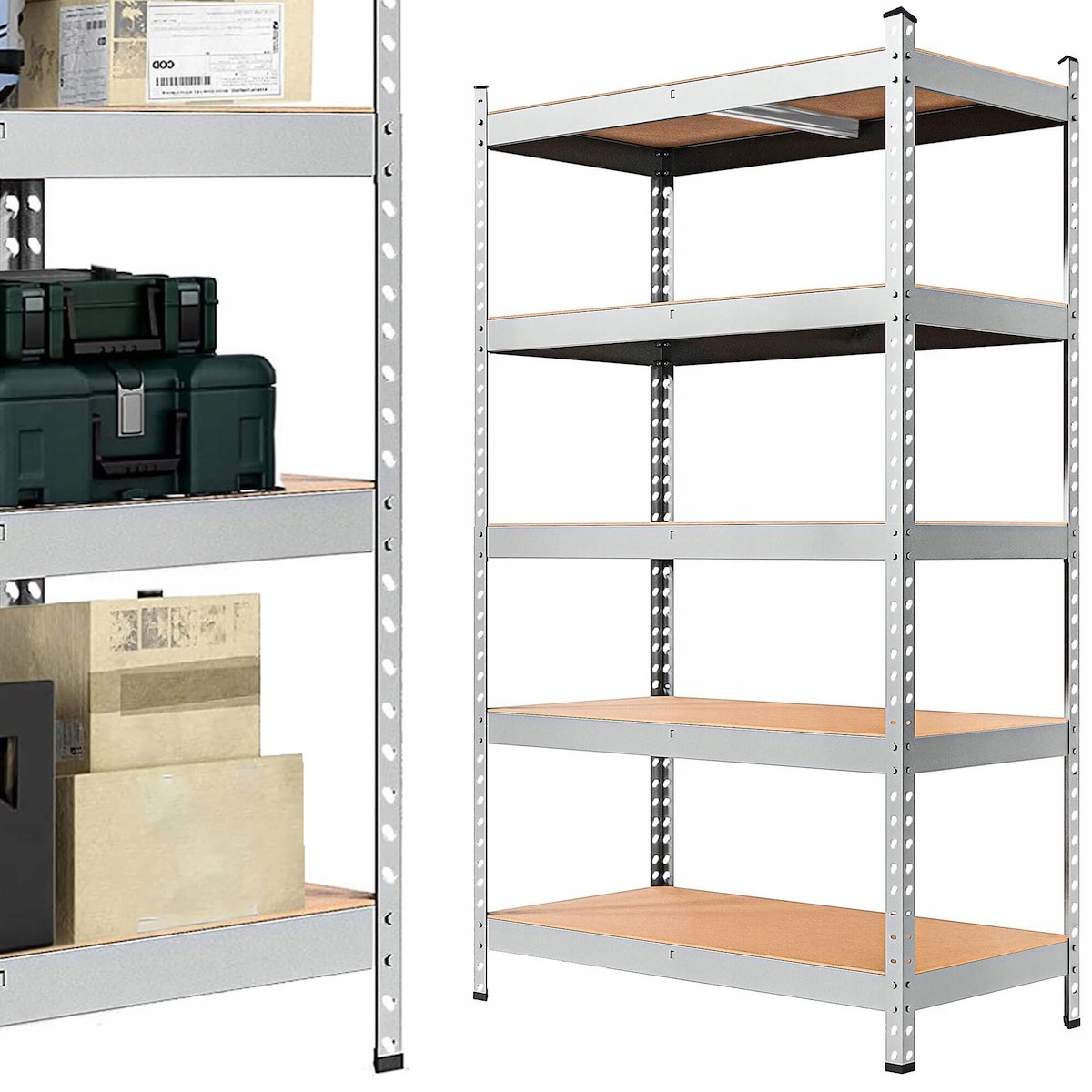 

Regał Magazynowy Metal Garażu Piwnicy 205x120x45