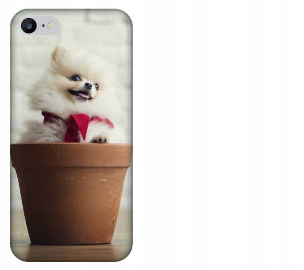 

Etui pokrowiec iPhone 8 Pies pomeranian szczeniak