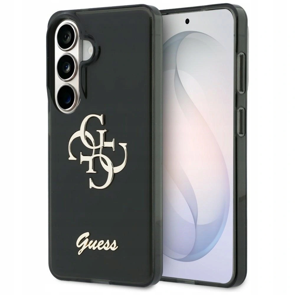 Pouzdro Guess IML Big Metal 4G Script pro Samsung Galaxy S26, černé