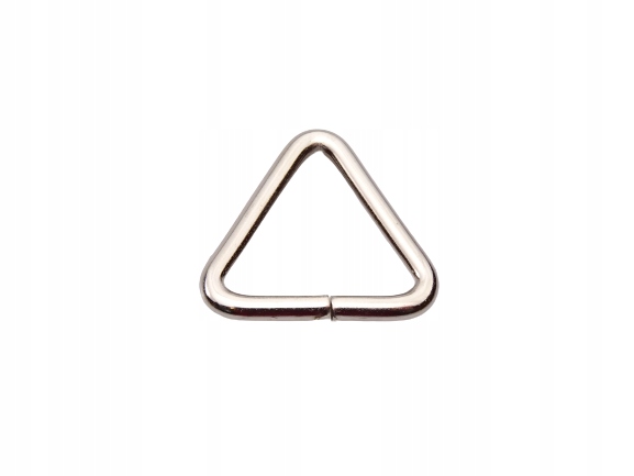 

Ramka trójkąt metalowy 20 / 20 / 3 mm nikiel 10szt