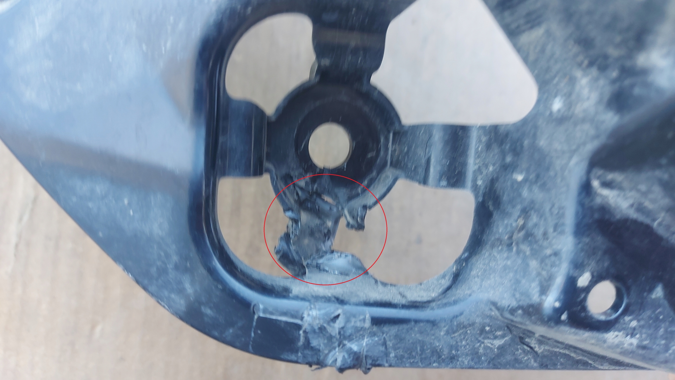 bumper bracket left rear part BMW X1 F48