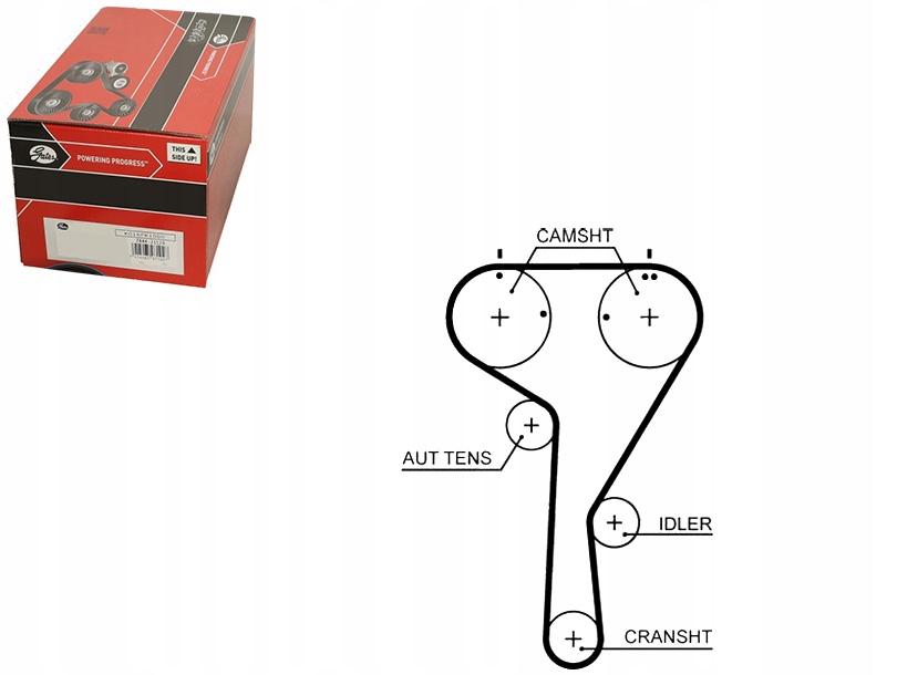 Gates Rozvodový Řemen Gat, 5680XS