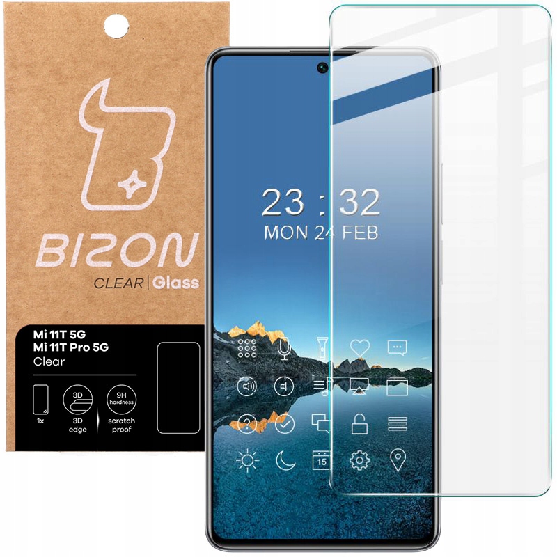 

Szkło hartowane Bizon Glass do Xiaomi 11T/ Pro 5G