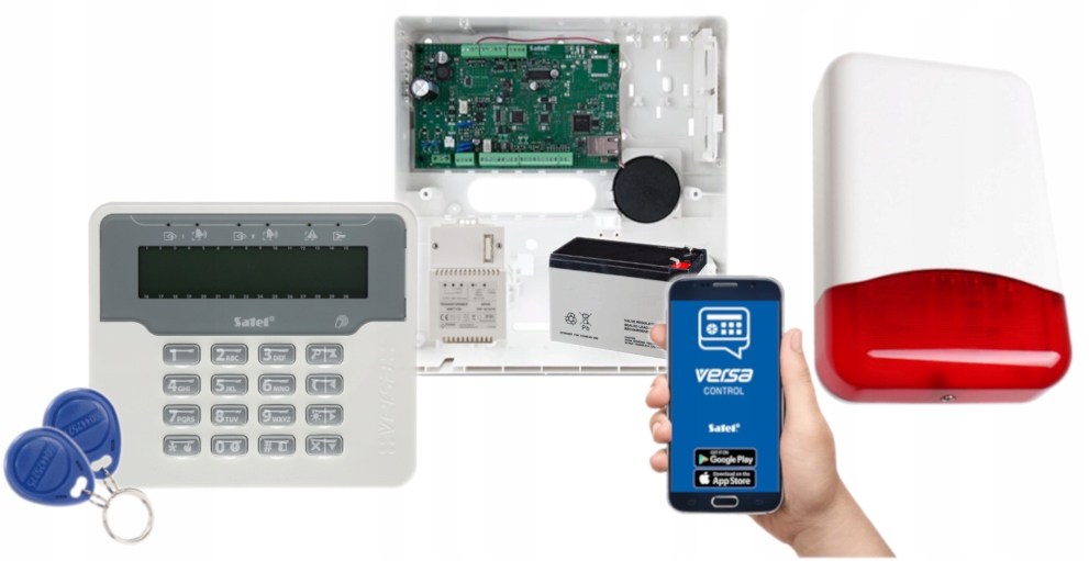 System Alarmowy Satel Versa Ip Gsm Lan Sms Czytnik