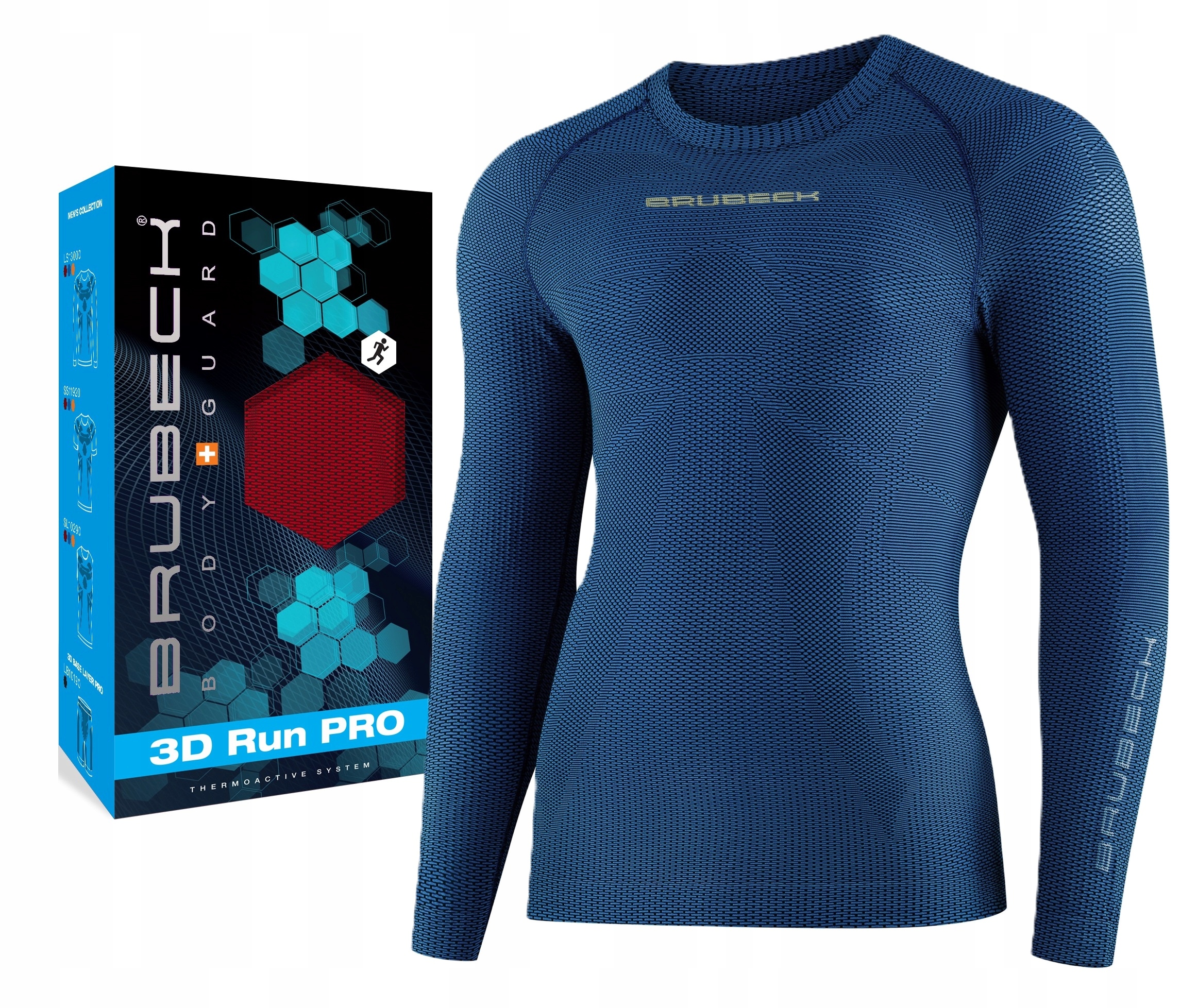 Brubeck Longsleeve Szybkoschnąca Koszulka Treningowa Piłkarska Sportowa -L