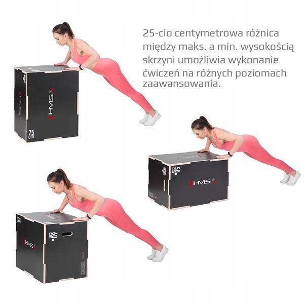 Skrzynia plyometryczna wzmocniona DSC02 Marka HMS