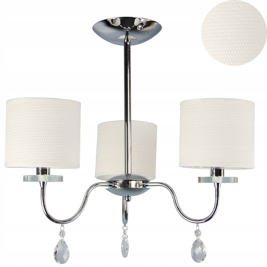 Stylový Sufit-owa závěsný 3X40W E14 Chrom