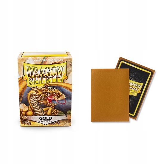 

Koszulki na karty Dragon Shield Matte Gold