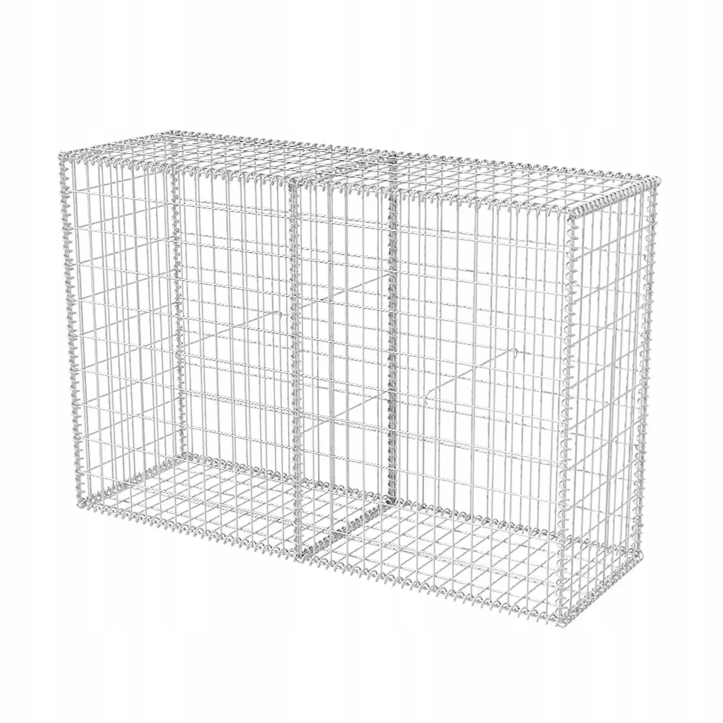 Gabionový koš Ocel galvanizovaná 150x50x100 cm, stříbrný, průměr drátu 3,