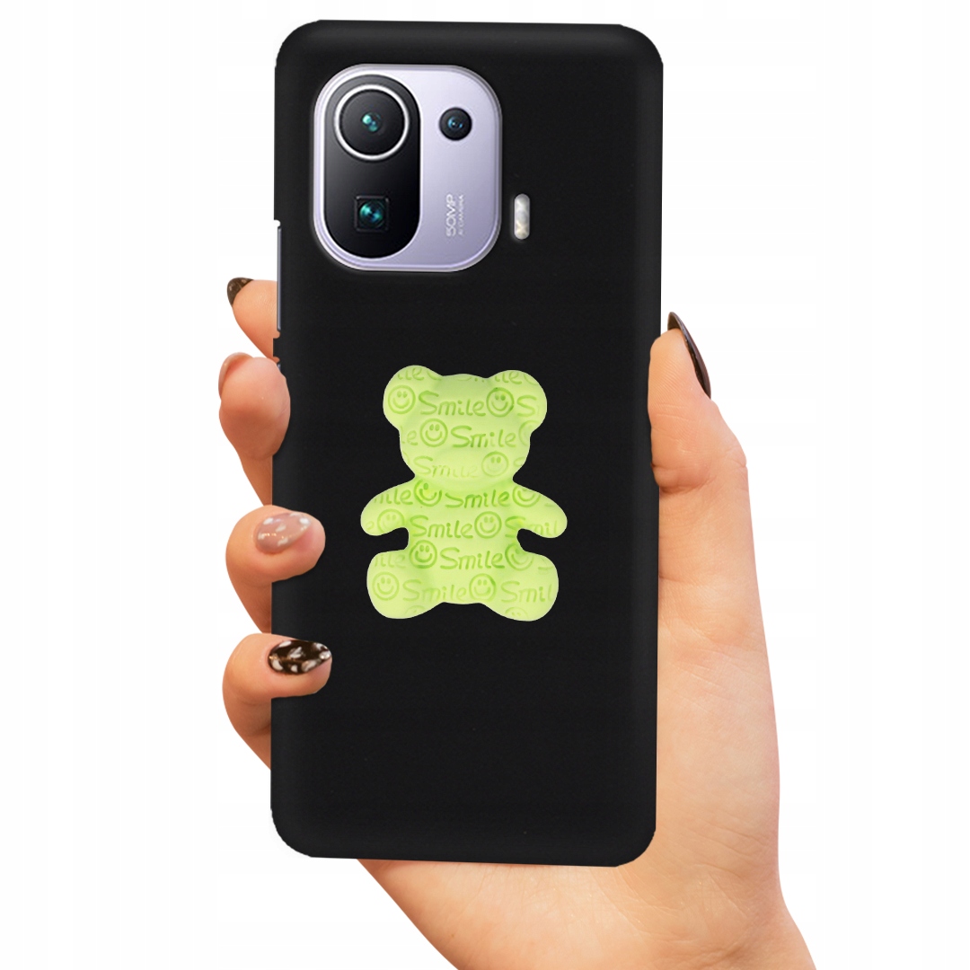 Puzdro Na Matné Xiaomi Mi 11 Pro Case Medveď Green 3D