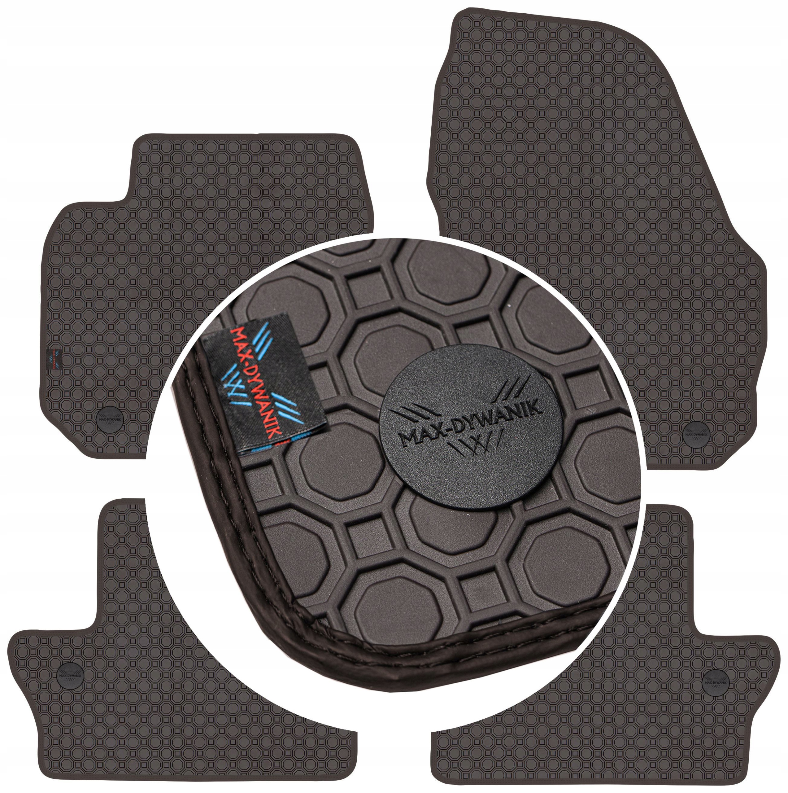 Volvo V60 I 2011-2018 Koberce Hnedé