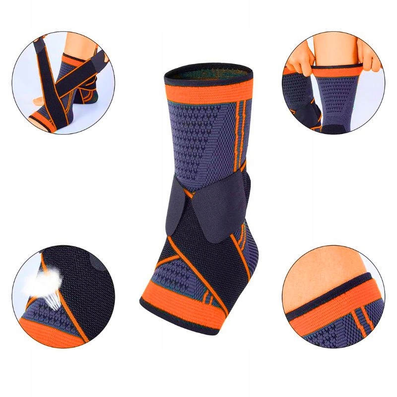 STABILIZATOR KOSTKI ORTEZA STAWU SKOKOWEGO OPASKA NA STAW SKOKOWY ORANGE Rodzaj orteza stawu skokowego i stopy