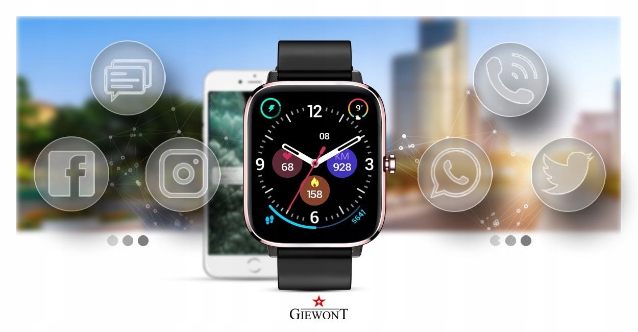SMARTWATCH ZEGAREK DZIEWCZĘCY POŁĄCZENIA FB SMS PL Transmisja danych brak