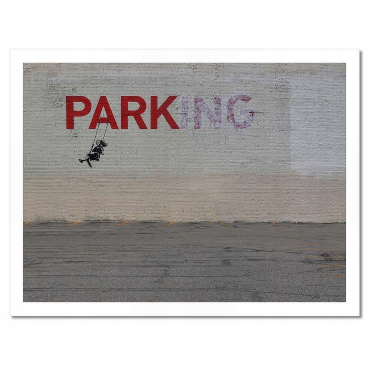 Plakáty v rámu 40x30 Banksy Parking