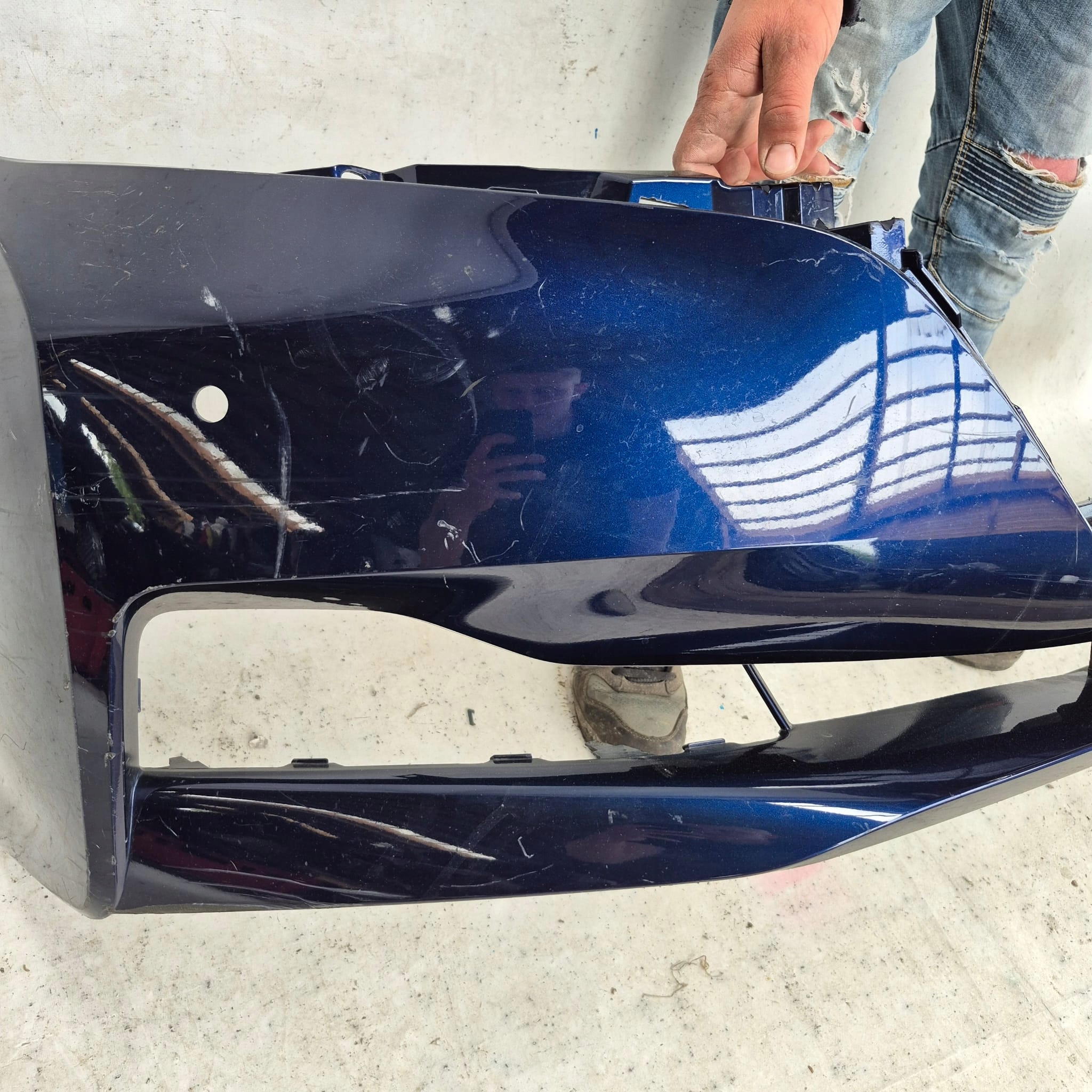 NISSAN LEAF II 2 17-> bumper front front PDC