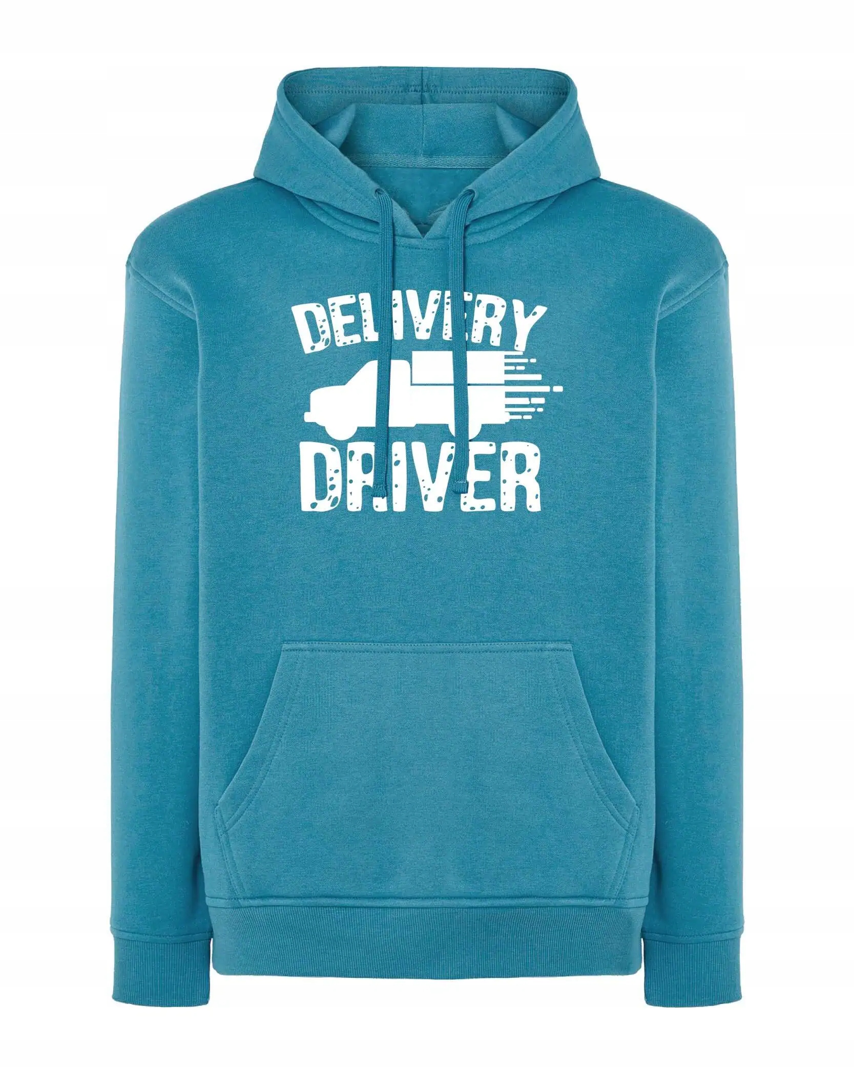 Mikina pro kurýra Delivery Driver Dodavatel Řidič Potisk Modrá M