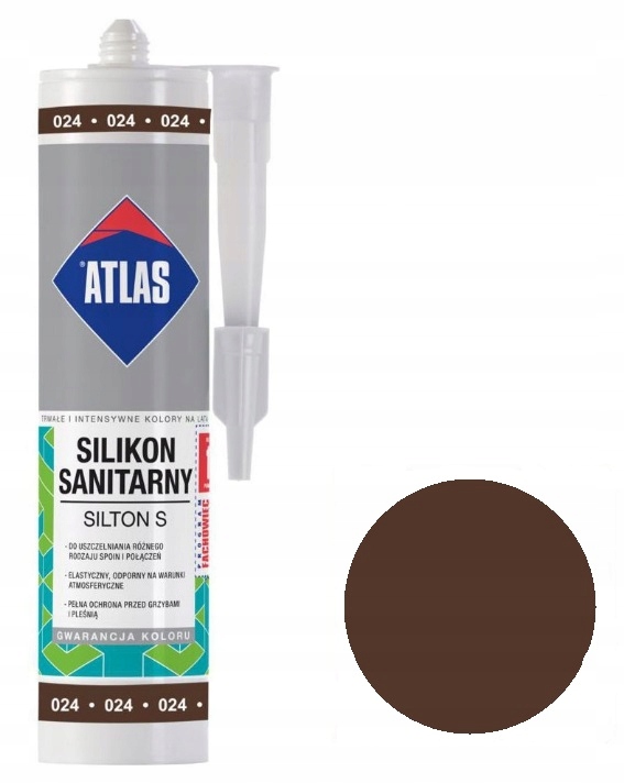 

Atlas Silikon Silton S 280ml 024 Ciemnobrązowy