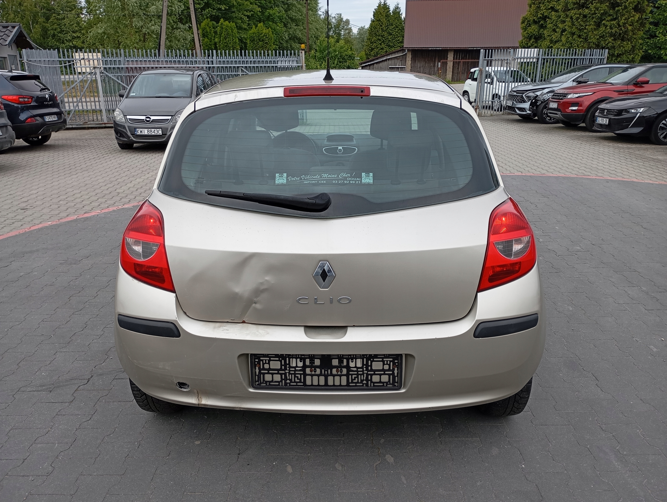 RENAULT CLIO 3 III 05-12 HB window rear part bonnet boot