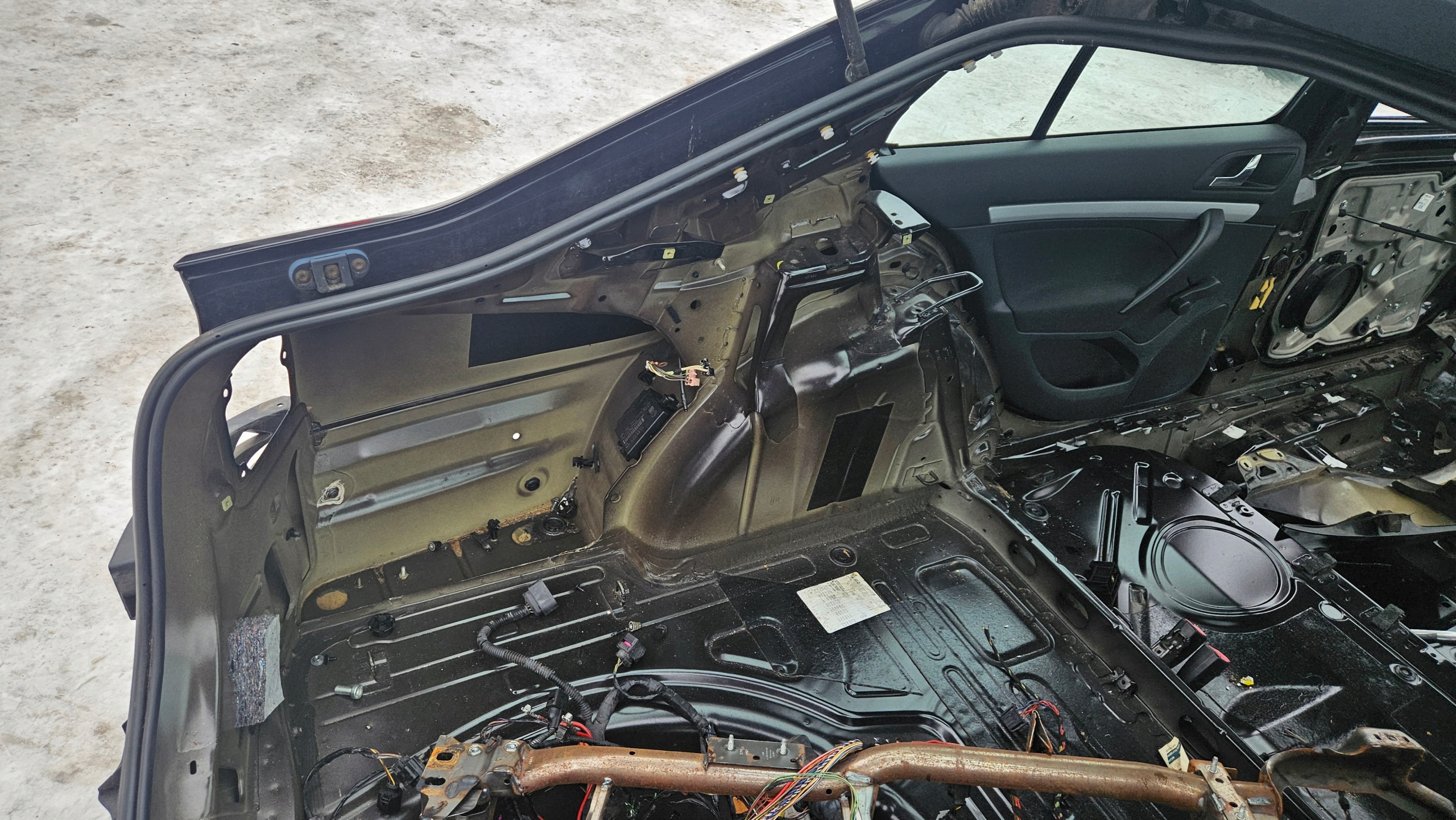 fender left rear rear part quarter SKODA OCTAVIA II