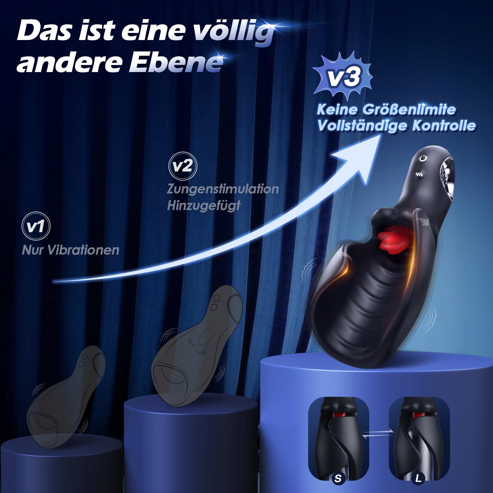 AI SMART Masturbator Dla Mężczyzn Z 10 Trybami i Sterowaniem Aplikacją — miniatura 3