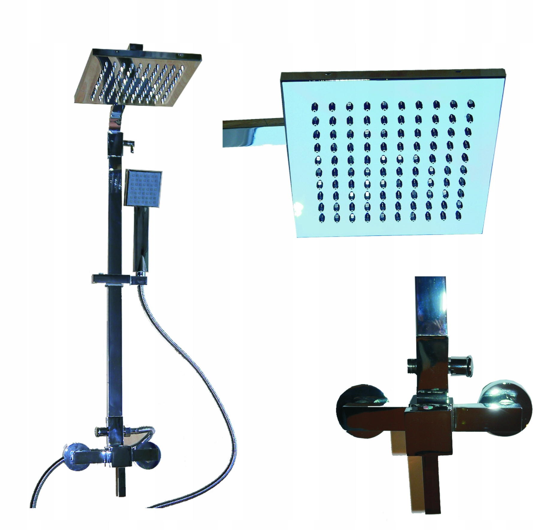 Sprchový Stĺp Sprchový Set Dažďová Trubica Batéria Slúchadlá