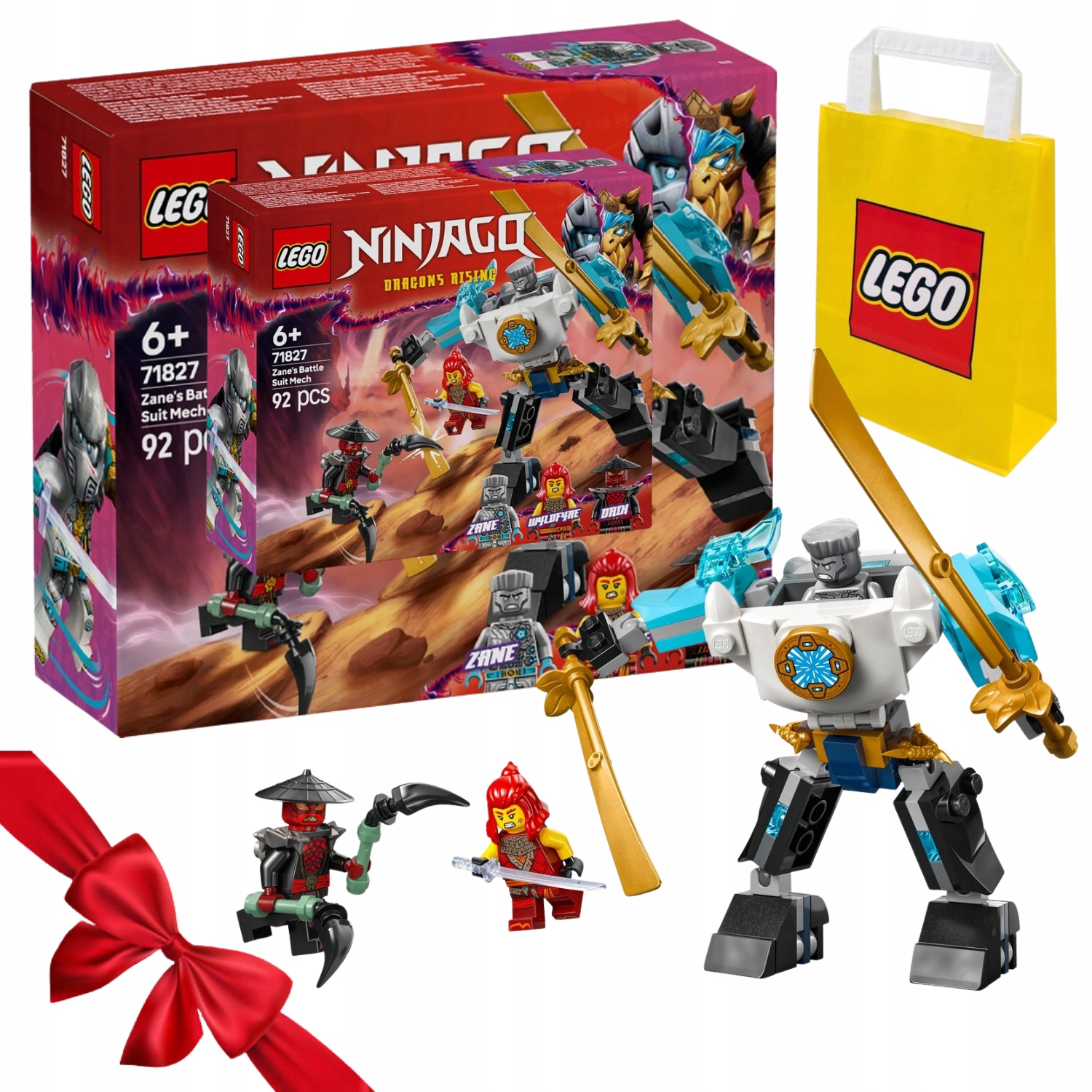 Zestaw Klocków Lego 71827 Ninjago Mech W Zbroi Bojowy Zane'a Top