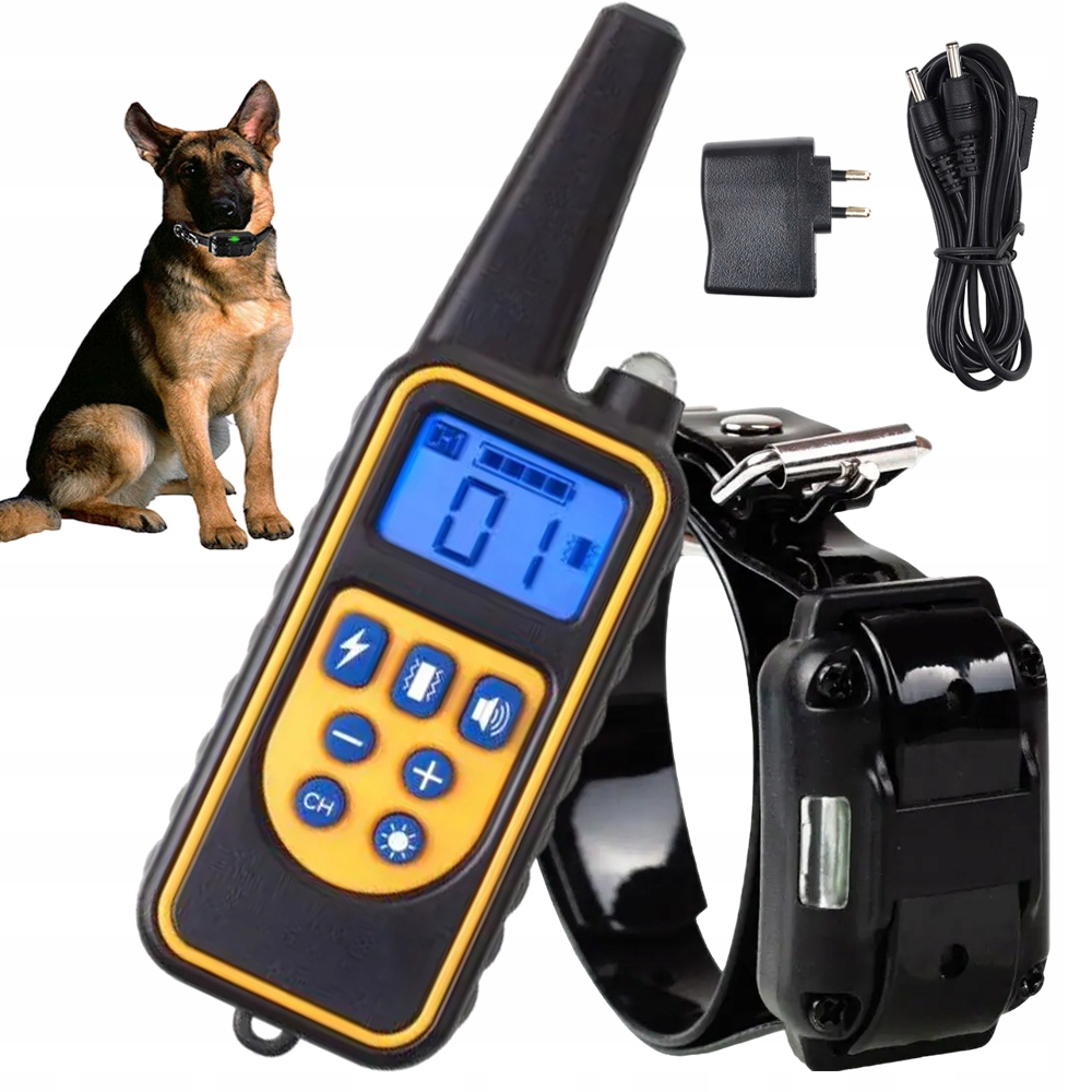 Levně Výcvikový Obojek Pro Psa S Dálkovým Ovládáním, 0-99 Úrovní, 4 Režimy Tréninku