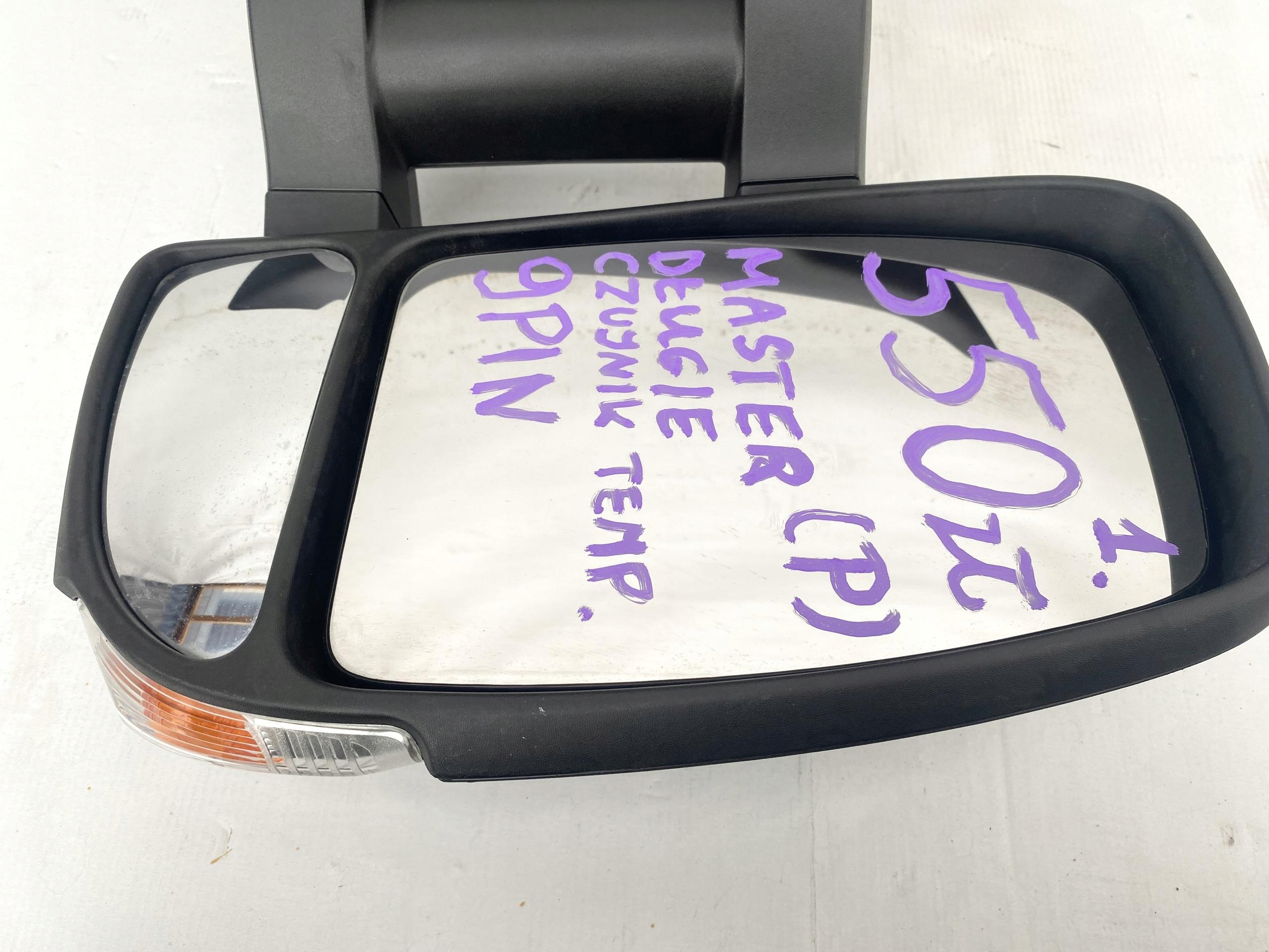 Master 3 Movano 10- mirror right Dlugie sensor Temparatury 9 Pin ORGINAL
